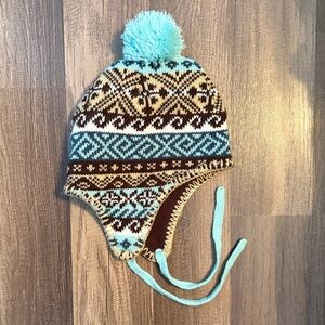 🍂3 for $15🍂H&M Infant Brown and Blue Ear Flap Hat